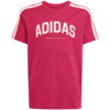 Koszulka dla dzieci adidas Codes Collegiate Graphic Tee różowa KA9764