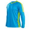 Iluvio GK - bluza bramkarska JUNIOR  kolor: ZINABLUE\LEMON