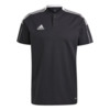 Koszulka męska adidas Tiro 21 Polo czarna GM7367