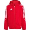 Kurtka dla dzieci adidas Tiro 23 League Windbreaker czerwona IA1624