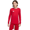 Koszulka dla dzieci adidas Entrada 26 Long Sleeve Jersey czerwona KF5878