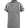 Koszulka dla dzieci adidas Tiro 19 Cotton Polo JUNIOR szara DW4737
