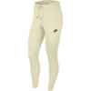 Spodnie damskie Nike Essntl Flc Mr Pnt Tight beżowe BV4099 113