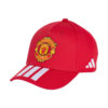 Czapka dla dzieci adidas Manchester United czerwono-biała KT0655