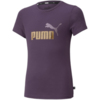 Koszulka dla dzieci Puma ESS+ Logo Tee fioletowa 587041 96