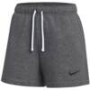 Spodenki damskie Nike Park 26 Fleece ciemnoszare IB1243 063