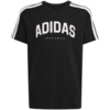 Koszulka dla dzieci adidas Codes Collegiate Graphic Tee czarna JL6139