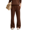 Spodnie damskie Nike Studio Fleece Medium Weigh brązowe IM8078 259