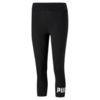 Legginsy damskie Puma ESS 3/4 Logo Leggings czarne 586828 01
