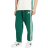 Spodnie męskie adidas Essentials 3-Stripes Fleece Tapered Cuffed zielone KY4129