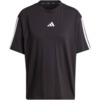 Koszulka damska adidas Essentials 3-Stripes Boyfriend czarna JC5960