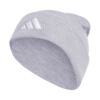 Czapka adidas New Logo Beanie Cuff szara JX5746