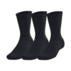 Skarpety Under Armour TC 3pk Crew czarne 1386311 001