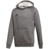 Bluza dla dzieci adidas Core 18 Hoody JUNIOR szara CV3429