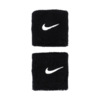 Frotki na rękę Nike Swoosh Wristbands 2 szt. czarne N1012405010OS