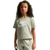 Koszulka dla dzieci Nike Sportswear zielona FZ5178 304