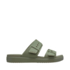 Klapki damskie Crocs Brooklyn Buckle Low zielone 211215 3BX