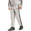 Spodnie męskie adidas Essentials 3-Stripes Fleece Tapered Cuffed szare KY4127