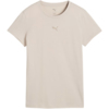 Koszulka damska Puma Ess Centered Cat Logo Tee jasnobeżowa 692916 82