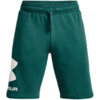 Spodenki męskie Under Armour Rival FLC Big Logo Shorts zielone 1357118 722