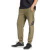 Spodnie męskie adidas Essentials Big Logo French Terry oliwkowe JE8970