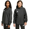 Kurtka dla dzieci adidas Entrada 26 All Weather czarna JZ9104