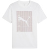 Koszulka męska Puma Graphics Wording Tee biała 684825 02