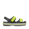 Sandały dla dzieci Crocs Crocband Cruiser szaro-zielone 209424 1NJ