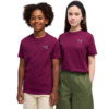 Koszulka dla dzieci Puma Cls Badge Cat Tee fioletowa 694700 41