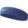 Opaska na głowę Nike Swoosh niebieska NNN07402  