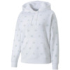 Bluza damska Puma Brand Love AOP Hoodie FL biała 535706 02