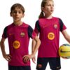 Koszulka dla dzieci Nike FC Barcelona Strike bordowa II3237 621