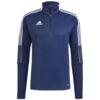 Bluza męska adidas Tiro 21 Warm Top granatowa GH4463