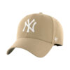 Czapka z daszkiem '47 New York Yankees Wool All ciemny beż B-MVP17WBV-KHB