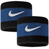 Frotki na nadgarstek Nike Swoosh niebiesko-czarna N0001565050OS