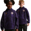 Bluza dla dzieci Nike FC Barcelona czarno-fioletowa IO4660 010