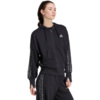 Bluza damska adidas Seasonal Essentials Animal Print 3-Stripes Full-Zip Hooded czarna KS8002