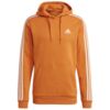 Bluza męska adidas 3-Stripes Fleece Hoodie pomarańczowa H12188