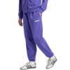 Spodnie damskie adidas Essentials Linear French Terry Cuffed fioletowe KF8363