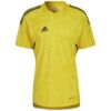 Koszulka męska adidas Condivo 22 Goalkeeper Jersey Short Sleeve żółta HF0138