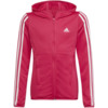 Bluza dla dzieci adidas Designed 2 Move 3-Stripes Hoodie Full Zip różowa HM4485