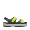 Sandały dla dzieci Crocs Crocband Cruiser grafitowo-żółte 209423 1NJ