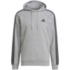 Bluza męska adidas Essentials Fleece 3-Stripes Hoodie szara GK9084