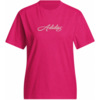Koszulka damska adidas Cursive Wordmark Graphic fuksja KT2611
