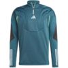 Bluza męska adidas Tiro 23 C Wintop turkusowa IL3207