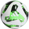 Piłka nożna adidas Tiro Junior 350 League biało-zielona HT2427