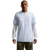 Koszulka męska Nike Nsw Tee Icon Swoosh błękitna DC5094 408