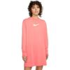Sukienka damska Nike Nsw LS Dress Prnt różowa DO2580 603