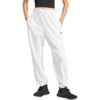Spodnie damskie adidas Essentials Small Logo French Terry Cuffed białe JD9923