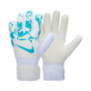 Rękawice bramkarskie dla dzieci Nike Match Goalkeeper biało-niebieskie HQ0258 101